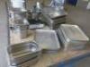 Approx 94 x Stainless Steel & Aluminium Trays to Include: 38 x Trays, 38 x Containers & 18 x Assorted Sized Bowls. - 4