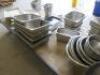 Approx 94 x Stainless Steel & Aluminium Trays to Include: 38 x Trays, 38 x Containers & 18 x Assorted Sized Bowls. - 6