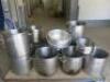 14 x Assorted Sized Stew Pots & Collanders to include: 2 x Collanders & 12 x Stewpots.