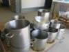 14 x Assorted Sized Stew Pots & Collanders to include: 2 x Collanders & 12 x Stewpots. - 3