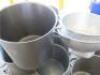 14 x Assorted Sized Stew Pots & Collanders to include: 2 x Collanders & 12 x Stewpots. - 8