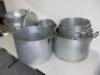 16 x Assorted Sized Stew Pots & Collanders to Include: 6 x Collanders & 10 x Stewpots & 5 Lids. - 2