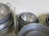 16 x Assorted Sized Stew Pots & Collanders to Include: 6 x Collanders & 10 x Stewpots & 5 Lids. - 4
