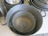 16 x Assorted Sized Stew Pots & Collanders to Include: 6 x Collanders & 10 x Stewpots & 5 Lids. - 5
