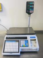 CAS Label Printing Scales, Model LP-15R, DOM 06/2019.