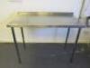 Stainless Steel Prep Table, Size H90 x W120 x D60cm.