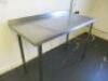 Stainless Steel Prep Table, Size H90 x W120 x D60cm. - 2