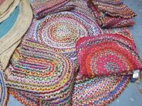 LOT WITHDRAWN - 35 x Assorted Size Namaste Ethical, Braided Choir & Cotton Circular Rugs in Various Patterns (As Viewed/Pictured).