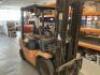 Toyota Model 42-7FG25 LPG Fork Lift Truck, 5m Three Stage Mast with Side Shift.S/N 42368, Year 2004NOTE: Key not present at the time of lotting, hours unknown and running condition currently unknown (Pending Update).Lot Update: 31/7/2023. Forklift Hrs 285