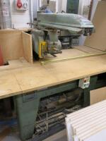 Wadkin Bursgreen Cross Cut Saw, S/N 14 BRA 686612, 3 Phase.