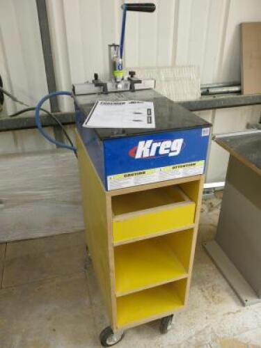 Foreman Kreg DB55 Pneumatic Pocket Hole Machine.