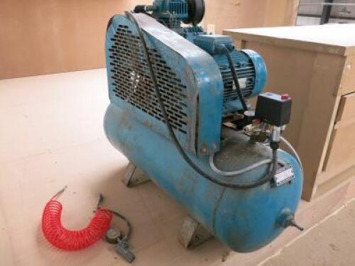 Air Industrial Air Compressor, Model HIV25, DOM 2007. NOTE: Requires plug condition unknown, on mezzanine floor.