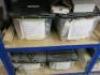 Shelf with Assortment of Fixings, Hinges Etc (As Pictured/Viewed). - 4