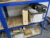 Shelf with Assortment of Fixings, Hinges Etc (As Pictured/Viewed). - 5