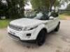NY14 GBE: Land Rover Range Rover Evoque Prestige, 9 Speed Auto in white. Diesel, 2179cc, Mileage 77,000. MOT Expires 17/08/2023.Sold with Key.LOT Update 25/7/23:Vehicle is now sold with V5, 2 x Keys & Keys to Thule Roof Bars.&nbsp; - 3