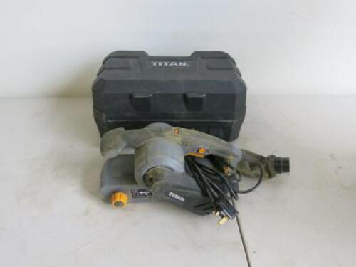 Titan Belt Sander, Model TTB290SDR. Comes with Carry Case.