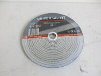 Pack of 5 9" Metal Cutting Discs.