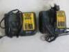 2 x DeWalt Cordless Hand Tools to Include: 1 x DeWalt DCD776 1 x DeWalt DCD778 & 2 x Battery Chargers. NOTE: no batteries. - 6