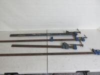 20 x Assorted Clamps to Include: 4 x Sash Clamps & 16 x G Clamps.