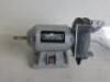 Draper 250w Bench Grinder, Number 66804. NOTE: only one wheel. - 2