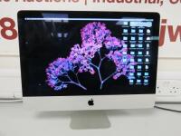 Apple 21" iMac, mac OS Catalina 10.15.7, Intel Core i5, 16GB RAM, 251 GB Flash Storage.