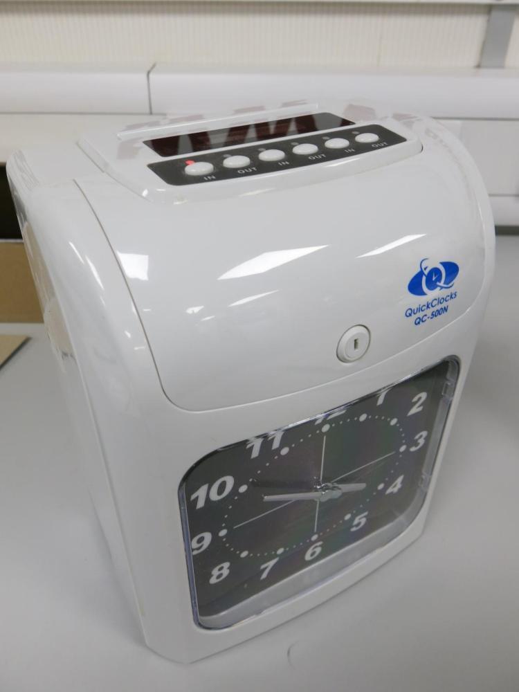 Quick Clocks QC-500N Electronic Time Recorder, Clock in Machine with ...