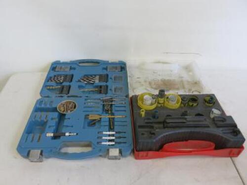 2 x Carry Cases Containing a Quantity of Tank Cutters & Drill Bits.