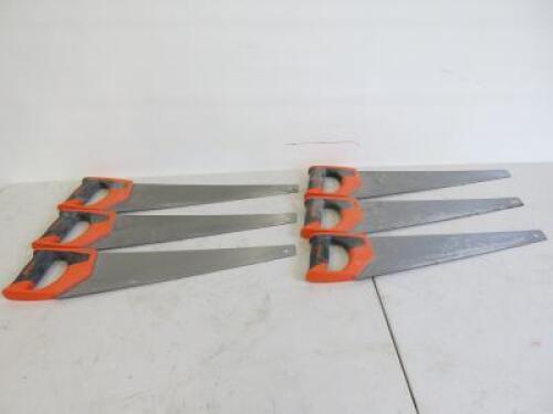 6 x Irwin Wood Saws.