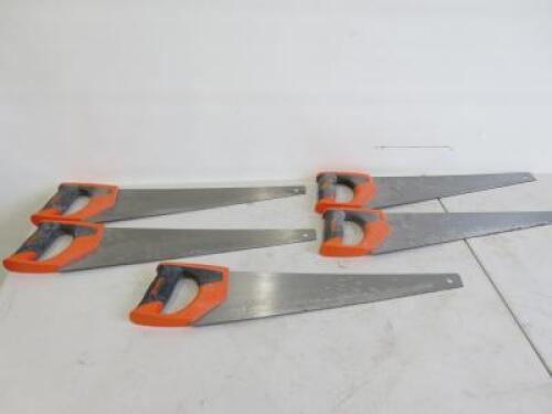 5 x Irwin Wood Saws.