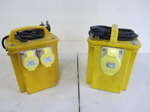 2 x 3300va Portable Transformers to Include: 1 x Clarke Power & 1 x Ox.