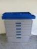 VANKIT 5 Drawer Metal Van Rack, Size H105 x W102 x D46cm & 2 x Assorted Sized Top Trays. - 2