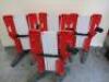 4 x JSP 3m Expander Anti Trip Barrier in Red & White.