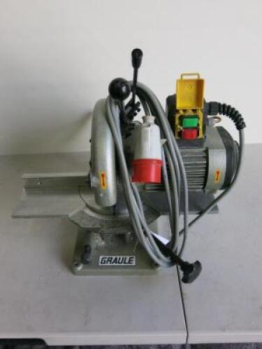 Graule Cross Cut Circular/Mitre Chop Saw, 3 Phase.