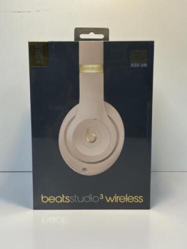 Skyline Edition Beats Studio 3 Over Ear Wireless Headphones, Desert Sand-ZML, Model A1914 (Boxed/Sealed).