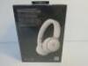4 x Beats Solo Pro Noise Canceling On-Ear Wireless Bluetooth Headphones with Carry Case & Lighting Cable, Model Ivory ZML (Boxed/Sealed). - 4