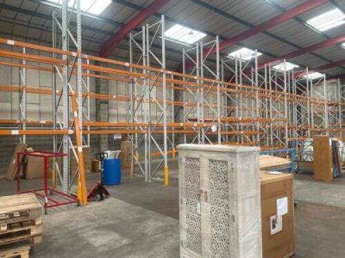 Boltless Pallet Racking to Include:- 6m Uprights x 59 - 206 x 2 Tonne Cross Beams