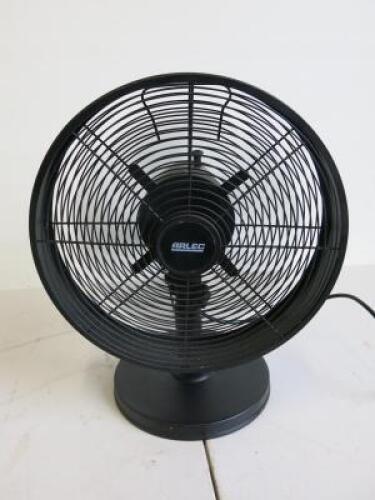 Arlec 12" Matt Black Metal Drum Fan.