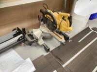 Dewalt DWS777 Mitre Chop Saw and Collapsable Stand.