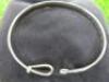 Vintage Georg Jensen Vivianna Torun Silver 925, Small Diamond Band in Presenta Bangletion in Presentation Case. - 2