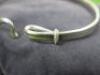Vintage Georg Jensen Vivianna Torun Silver 925, Small Diamond Band in Presenta Bangletion in Presentation Case. - 4