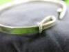 Vintage Georg Jensen Vivianna Torun Silver 925, Small Diamond Band in Presenta Bangletion in Presentation Case. - 5