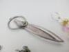 Vintage Silver 925 Hair Clip, Silver 925 Pair of Earrings & Metal Keyring with Small Cat & Mouse Depictions. - 2