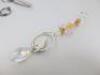 Vintage Silver 925 Hair Clip, Silver 925 Pair of Earrings & Metal Keyring with Small Cat & Mouse Depictions. - 4