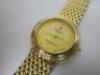 Rolex Geneve Sapphire Crystal Quartz Watch, Stainless Steel, Plated Gold and Two Rolex Suede Leather Pouches. - 2