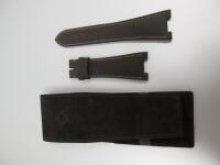 Patek Philip 25mm Rubberised Watch Strap in Leather Pouch