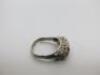 2 x Vintage Ladies Rings to Include: 1 x Silver Ring with 5 Red Stones & 1 x 9ct Gold Ring with Red & Clear Stones. - 5