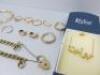 14 x Items of Assorted 9ct Hall Marked Gold & 1 x 18ct Hall Marked Gold Jewellery Items to Include: 1 x Arabic Necklace with Diamond, 2 x Pairs Of Ear Rings, 5 x Rings, 3 x Bracelets-Bangles & 2 x Necklaces. Weight 66 grams (As Viewed/Inspected). - 3