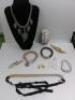 10 x Items of Designer Jewellery to Include: 1 x Channel Curtain Key Ring, 1 x Pair of Michael Kors Ear Rings, 1 x Marc Jacobs Neck Lace, 1 x Buddha To Buddha Bracelet, 2 x Reiss Bracelets, 1 x Pierre Balmain Paris Broach , 1 x Mazer Bros Bracelet, 1 x Pi