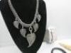 10 x Items of Designer Jewellery to Include: 1 x Channel Curtain Key Ring, 1 x Pair of Michael Kors Ear Rings, 1 x Marc Jacobs Neck Lace, 1 x Buddha To Buddha Bracelet, 2 x Reiss Bracelets, 1 x Pierre Balmain Paris Broach , 1 x Mazer Bros Bracelet, 1 x Pi - 3