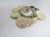 Charm Bracelet with Vintage Coin Design with 13 Coins. - 2